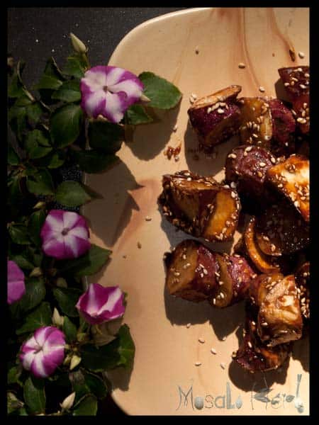 Daigaku Imo - Caramelized Sweet Potato  #stepbystep #recipe masalaherb.com