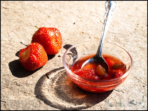 Rhubarb Strawberry Jam #stepbystep #recipe masalaherb.com
