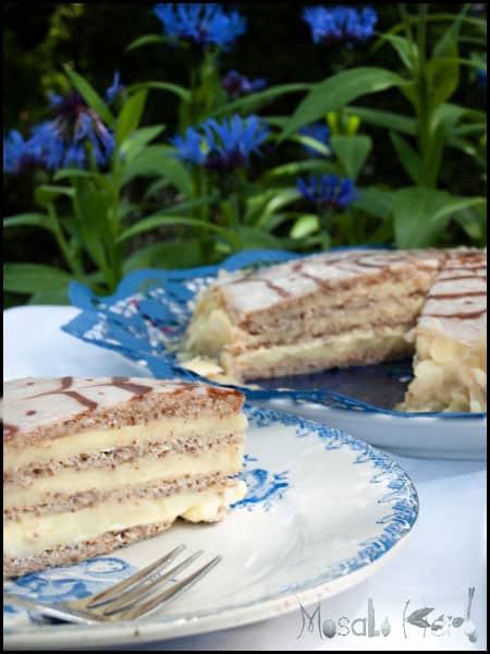 Esterhazy Torte #stepbystep #recipe masalaherb.com