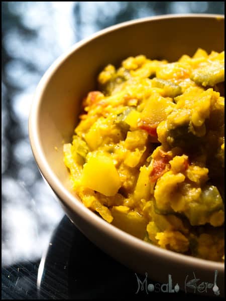 Luffa - Ridge Gourd Bhaji #stepbystep #recipe masalaherb.com