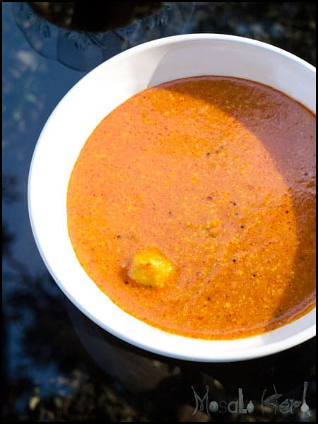 Ambade Curry - Spondias, Hog Plum #stepbystep #recipe masalaherb.com