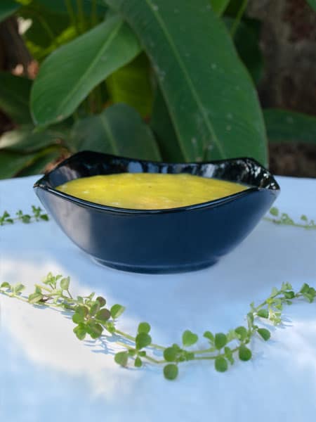 Spiced Drumstick Potato Soup #stepbystep #recipe masalaherb.com