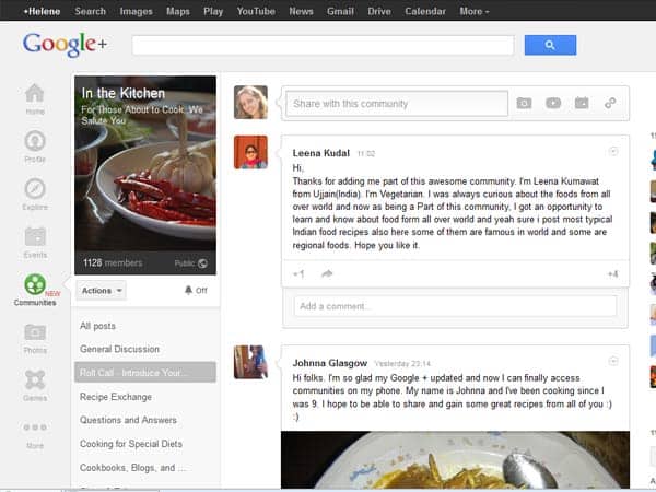 Introduction and Guide to Google+ Communities for Foodies, Cooking enthusiasts and Food Bloggers #Google+ masalaherb.com