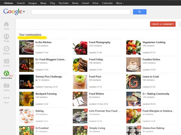 Introduction and Guide to Google+ Communities for Foodies, Cooking enthusiasts and Food Bloggers #Google+ masalaherb.com