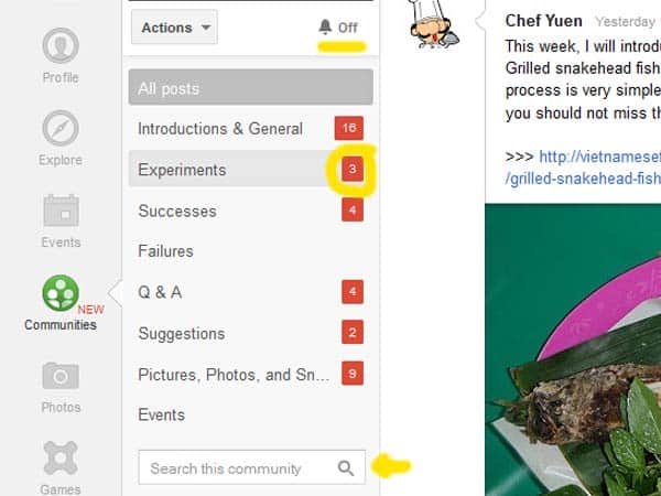 Introduction and Guide to Google+ Communities for Foodies, Cooking enthusiasts and Food Bloggers #Google+ masalaherb.com