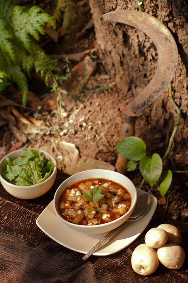 Veg Potato Goulash - Gulyás or Gulasch #stepbystep #recipe masalaherb.com