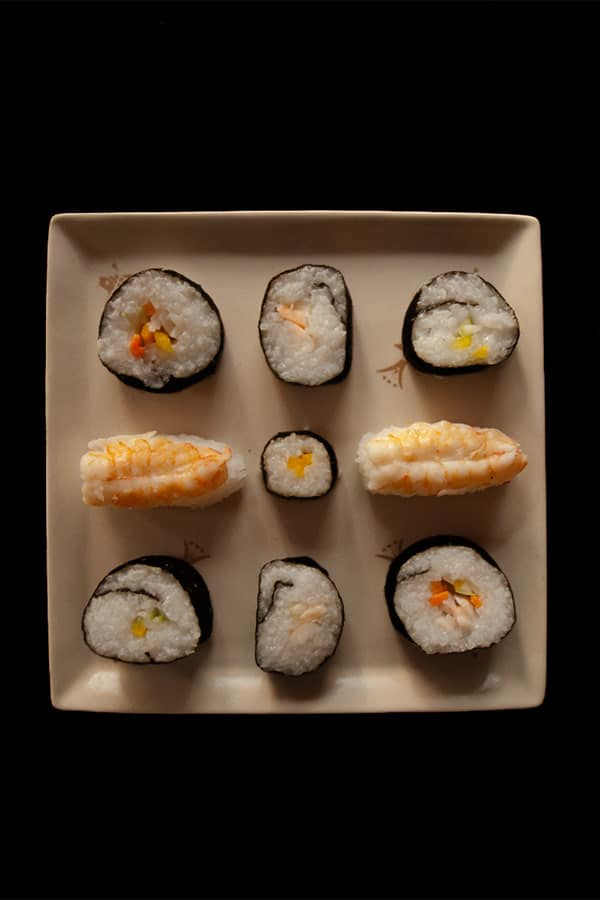 Making Sushi Rolls at Home #stepbystep #recipe masalaherb.com