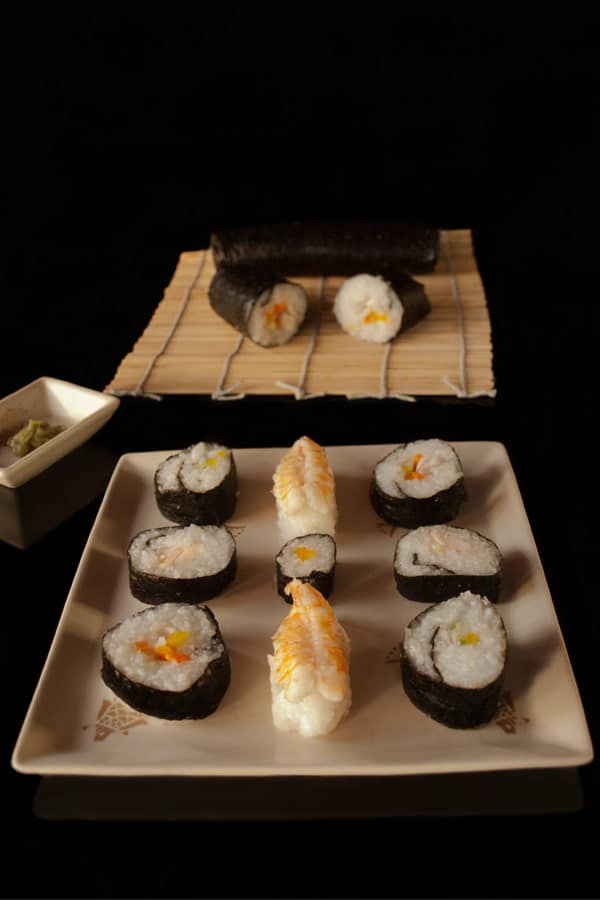 Making Sushi Rolls at Home #stepbystep #recipe masalaherb.com